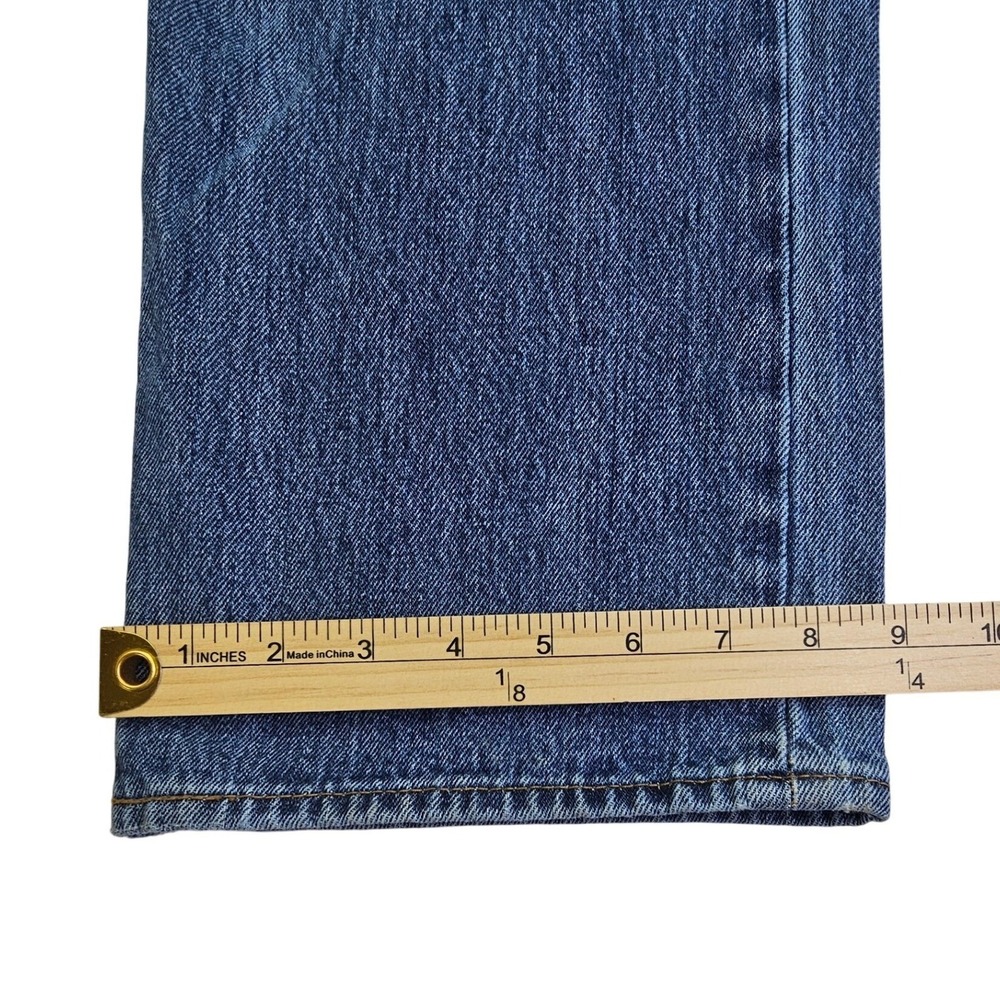 Levis 501 Original Fit Mens Jeans Medium Wash Blue Straight Leg 38x34 00501-0193 - Picture 8 of 12